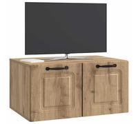 vidaXL Mueble para TV de Pared Roble Artesanal 59,5 x 41 x 30 cm, Muebles para Sala, Soporte Moderno para TV, Gran Almacenamiento, Unidad Funcional, diseño Que Ahorra Espacio