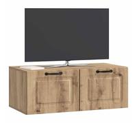 vidaXL Mueble para TV de Pared Roble Artesanal 78,5 x 41 x 30 cm, Muebles para Sala, Soporte Moderno para TV, Gran Almacenamiento, Unidad Funcional, diseño Que Ahorra Espacio