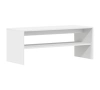 vidaXL Mueble para TV Madera contrachapada Blanco 100x40x40 cm