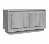 vidaXL Mueble para TV Madera contrachapada Gris Sonoma 80x35x45 cm