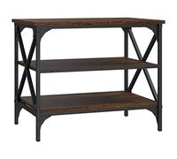 Mueble Para Tv Madera Contrachapada Marrón Roble 60x40x50 Cm Vidaxl