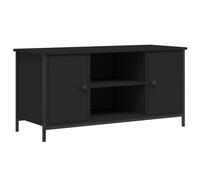 vidaXL Mueble para TV Madera contrachapada Negro 100x40x50 cm