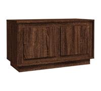 vidaXL Mueble para TV Madera contrachapada Roble marrón 80x35x45 cm