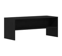 vidaXL Mueble para TV Madera contrachapada Roble negro100x40x40 cm, Soporte de TV, Banco de TV, Muebles para Equipos de música, aparador de TV