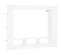 vidaXL Mueble para TV Madera de ingeniería Blanco 152x22x113 cm