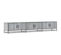 Mueble para TV madera de ingeniería gris Sonoma 240x35x41 cm