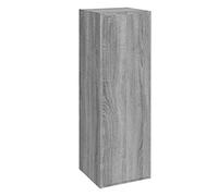 vidaXL Mueble para TV Aparador Armario Estante Soporte Mobiliario Salón Sala de Estar Dormitorio Madera Contrachapada Gris Sonoma 30,5x30x90 cm