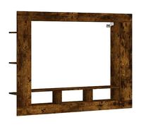 vidaXL Mueble para TV Madera de ingeniería Roble Ahumado 152x22x113 cm, Soporte para TV, Armario Consola de TV, Muebles de Dormitorio