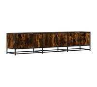 vidaXL Mueble para TV Madera de ingeniería Roble Ahumado 180x35x41 cm, Soporte de TV, aparador de TV, Mueble de televisor, Banco de TV