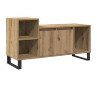 vidaXL Mueble para TV Madera de ingeniería Roble Artisan 100x35x55 cm, Mueble Multimedia, Armario Auxiliar, aparador, Mueble para Equipos de música