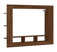 vidaXL Mueble para TV Madera de ingeniería Roble marrón 152x22x113 cm