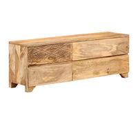 vidaXL Mueble para TV de madera de mango maciza 120x30x40 cm