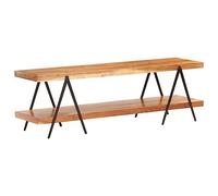 vidaXL Mueble para TV Mesa Soporte Armario Aparador Estante Sala de Estar Salón Decoración Entretenimiento Moderno Madera Maciza de Acacia