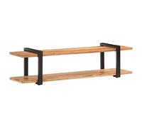 vidaXL Mueble para TV Mesa Soporte Armario Aparador Estante Salón Sala de Estar Decoración Entretenimiento Moderno Madera Maciza de Acacia