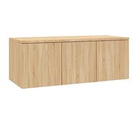 vidaXL Mueble para TV Salón Comedor Centro Televisión Televisor Equipo de Música Armario Bajo Almacenaje Soporte Contrachapada Roble Sonoma 80x34x30cm