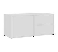 vidaXL Mueble para TV aglomerado blanco 80x34x36 cm