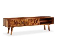 Mueble De Tv De Madera Maciza De Sheesham 140x30x40 Cm Vidaxl