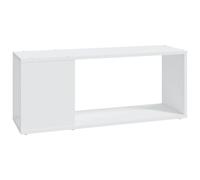 vidaXL Mueble para TV Soporte Mobiliario Aparador Armario Estante Salón Sala de Estar Dormitorio Decoración de Madera Contrachapada Blanco 80x24x32 cm