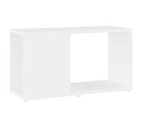 vidaXL Mueble para TV Soporte Mobiliario Aparador Armario Estante Salón Sala de Estar Dormitorio Decoración Madera Contrachapada Blanco 60x24x32cm