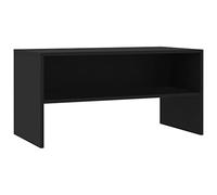Mueble para TV madera contrachapada negro 80x40x40 cm