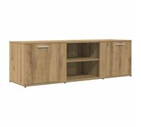 vidaXL Mueble de TV Madera de ingeniería roble artesanal multicapa 120x34x37 cm