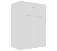 vidaXL Mueble Zapatero Armario Estante Estantería para Zapatos Recibidor Perchero Entrada Pasillo Salón Habitación de Madera Contrachapada Blanco