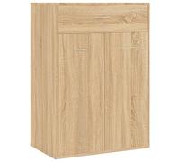 vidaXL Mueble Zapatero Armario Estante Estantería para Zapatos Recibidor Perchero Entrada Pasillo Salón Habitación de Contrachapada Color Roble Sonoma