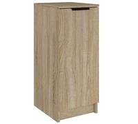 vidaXL Mueble Zapatero Armario Gabinete Estantería Almacenaje Mueble Sala Almacenamiento Cajones Madera Contrachapada Roble Sonoma