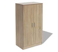 Vidaxl mueble zapatero con 7 estantes color roble