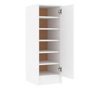 Vidaxl mueble zapatero de aglomerado blanco 32x35x92 cm