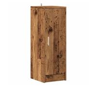 vidaXL Mueble Zapatero de Madera Vieja 32x35x92 cm, Armario de Zapatos con 6 Estantes y Puerta