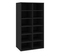 Vidaxl mueble zapatero de madera contrachapada blanco 54x34x100,5 cm