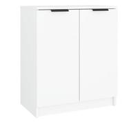 Vidaxl mueble zapatero de madera contrachapada blanco 59x35x70 cm