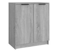 vidaXL Mueble zapatero de madera contrachapada Gris Sonoma 59x35x70 cm