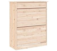 vidaXL Mueble Zapatero Alta Madera Maciza de Pino 77x35x96 cm, Mueble Zapatero, Organizador de Zapatos, Zapatero, Armario Zapatero