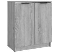 vidaXL Mueble Zapatero de Soporte Entrada Pasillo Salón Armario Almacenamiento Estantería Organizador en Casa Madera Contrachapada Gris Sonoma