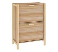 Vidaxl mueble zapatero madera contrachapada 57,5x33x80 cm