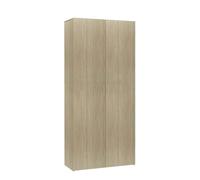 Vidaxl mueble zapatero madera contrachapada color roble 80x35,5x180 cm