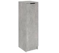 vidaXL Mueble Zapatero Armario Gabinete Estantería Zapatos Mueble Sala Habitación Almacenamiento Cajones Madera Contrachapada Gris Hormigón