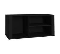 Vidaxl mueble zapatero madera contrachapada negro 100x35x45 cm