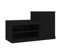 Vidaxl mueble zapatero madera contrachapada negro 100x42x60 cm