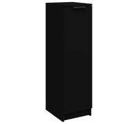 vidaXL Mueble Zapatero Madera contrachapada Negro 30x35x100 cm
