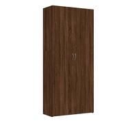 Vidaxl mueble zapatero madera contrachapada roble marrón 80x35,5x180cm