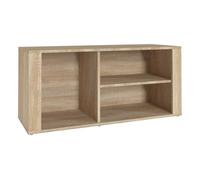Vidaxl mueble zapatero madera contrachapada roble sonoma 100x35x45 cm