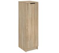 vidaXL Mueble Zapatero Armario Gabinete Estantería Almacenaje Mueble Sala Habitación Almacenamiento Cajones Madera Contrachapada Roble Sonoma