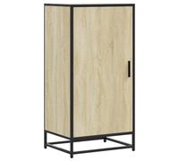 vidaXL Mueble Zapatero Madera contrachapada Roble Sonoma 48x38x97,5 cm