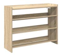 vidaXL Mueble Zapatero Madera contrachapada Roble Sonoma 80x25x62 cm, Zapatero, Estante para Zapatos, Armario para Zapatos, Zapatero