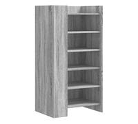 Vidaxl mueble zapatero madera de ingeniería gris sonoma 52x37,5x100 cm