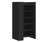 Vidaxl mueble zapatero madera de ingeniería negro 52x37,5x100 cm