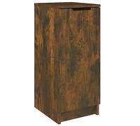 vidaXL Mueble Zapatero Armario Estantería Pasillo con Puertas Organizador Pared Adornos Jarrones Decoración Madera Contrachapada Color Roble